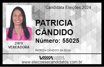 Candidato PATRICIA CÂNDIDO 2024 - SEROPÉDICA - Eleições