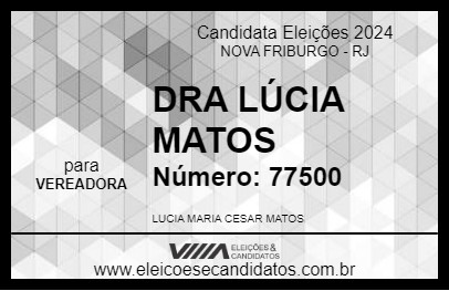 Candidato DRA LÚCIA MATOS 2024 - NOVA FRIBURGO - Eleições