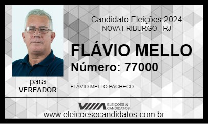 Candidato FLÁVIO MELLO 2024 - NOVA FRIBURGO - Eleições