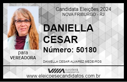 Candidato DANIELLA CESAR 2024 - NOVA FRIBURGO - Eleições