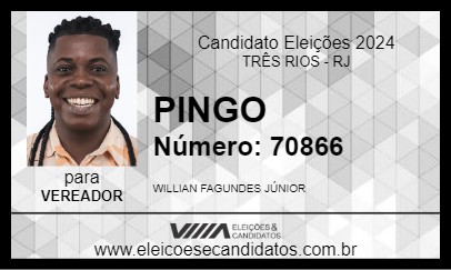 Candidato PINGO 2024 - TRÊS RIOS - Eleições