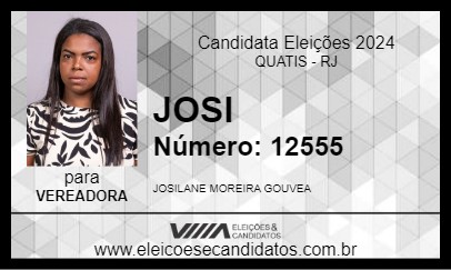 Candidato JOSI 2024 - QUATIS - Eleições