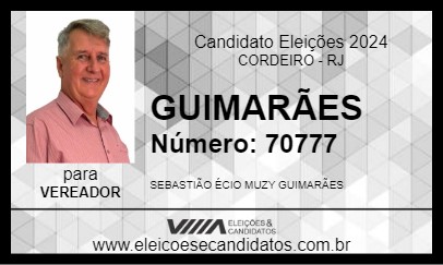 Candidato GUIMARÃES 2024 - CORDEIRO - Eleições