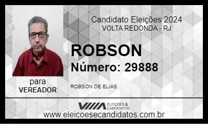 Candidato ROBSON 2024 - VOLTA REDONDA - Eleições