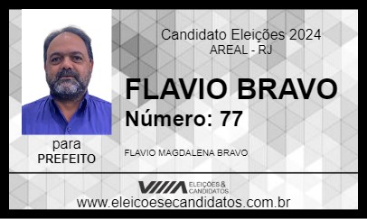 Candidato FLAVIO BRAVO 2024 - AREAL - Eleições