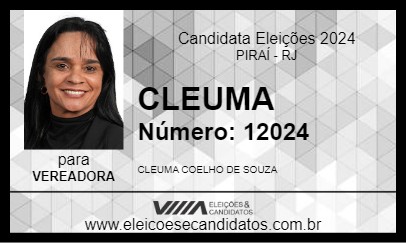 Candidato CLEUMA 2024 - PIRAÍ - Eleições