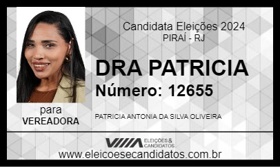 Candidato DRA PATRICIA 2024 - PIRAÍ - Eleições