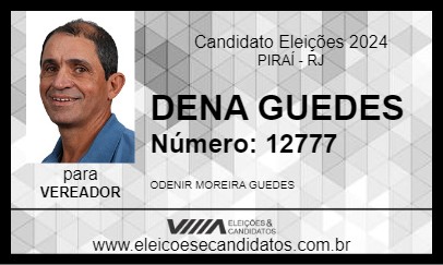 Candidato DENA GUEDES 2024 - PIRAÍ - Eleições