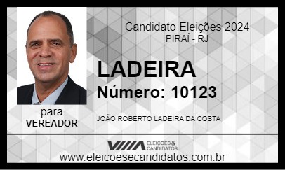 Candidato LADEIRA 2024 - PIRAÍ - Eleições