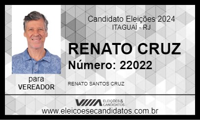 Candidato RENATO CRUZ 2024 - ITAGUAÍ - Eleições