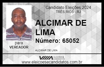 Candidato ALCIMAR DE LIMA 2024 - TRÊS RIOS - Eleições