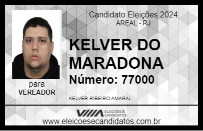 Candidato KELVER  DO MARADONA 2024 - AREAL - Eleições