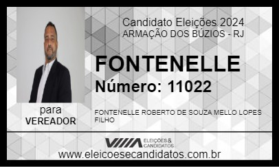 Candidato FONTENELLE 2024 - ARMAÇÃO DOS BÚZIOS - Eleições