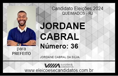 Candidato JORDANE CABRAL 2024 - QUEIMADOS - Eleições