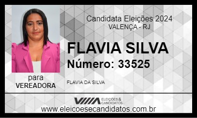 Candidato FLAVIA SILVA 2024 - VALENÇA - Eleições