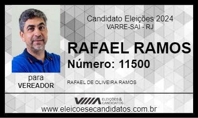 Candidato RAFAEL RAMOS 2024 - VARRE-SAI - Eleições