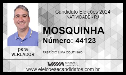 Candidato MOSQUINHA 2024 - NATIVIDADE - Eleições