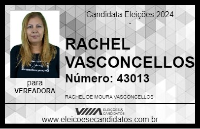 Candidato RACHEL VASCONCELLOS 2024 - SÃO JOÃO DE MERITI - Eleições