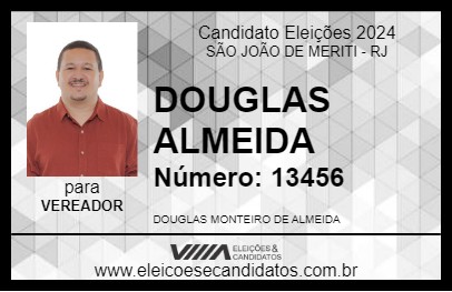 Candidato DOUGLAS ALMEIDA 2024 - SÃO JOÃO DE MERITI - Eleições