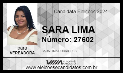 Candidato SARA LIMA 2024 - VOLTA REDONDA - Eleições