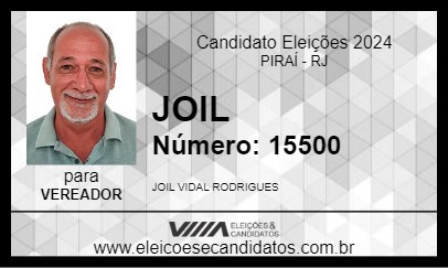 Candidato JOIL 2024 - PIRAÍ - Eleições