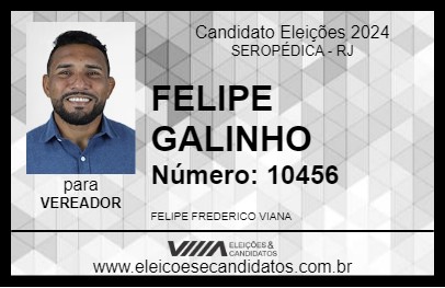 Candidato FELIPE GALINHO 2024 - SEROPÉDICA - Eleições