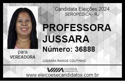 Candidato PROFESSORA JUSSARA  2024 - SEROPÉDICA - Eleições