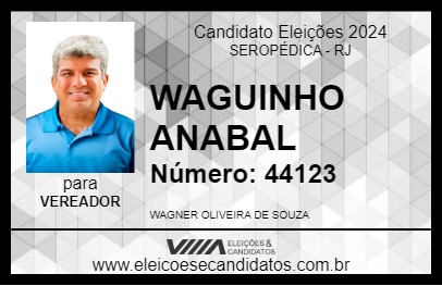 Candidato WAGUINHO ANABAL 2024 - SEROPÉDICA - Eleições