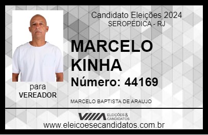 Candidato MARCELO KINHA 2024 - SEROPÉDICA - Eleições