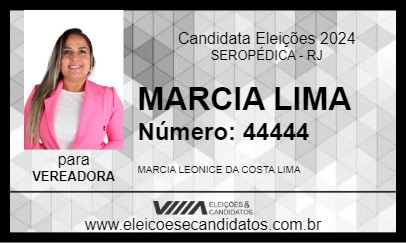 Candidato MARCIA LIMA 2024 - SEROPÉDICA - Eleições