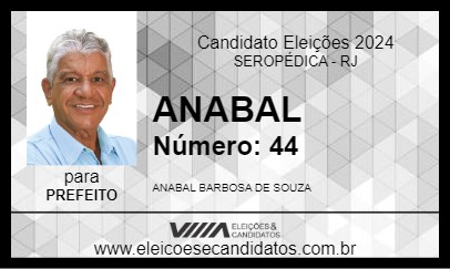 Candidato ANABAL 2024 - SEROPÉDICA - Eleições