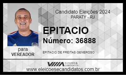 Candidato EPITACIO 2024 - PARATY - Eleições