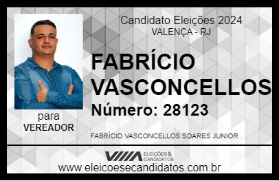 Candidato FABRÍCIO VASCONCELLOS 2024 - VALENÇA - Eleições