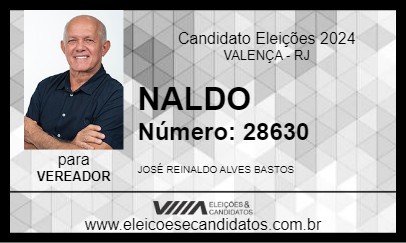 Candidato NALDO 2024 - VALENÇA - Eleições