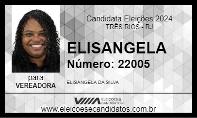 Candidato ELISANGELA  2024 - TRÊS RIOS - Eleições