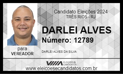 Candidato DARLEI ALVES 2024 - TRÊS RIOS - Eleições