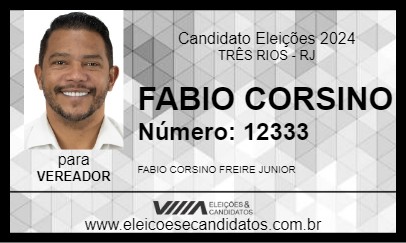 Candidato FABINHO 2024 - TRÊS RIOS - Eleições