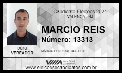 Candidato MARCIO REIS 2024 - VALENÇA - Eleições