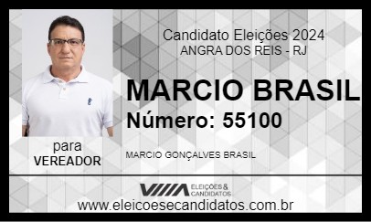 Candidato MARCIO BRASIL 2024 - ANGRA DOS REIS - Eleições