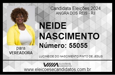 Candidato NEIDE NASCIMENTO 2024 - ANGRA DOS REIS - Eleições