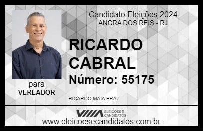 Candidato RICARDO CABRAL 2024 - ANGRA DOS REIS - Eleições