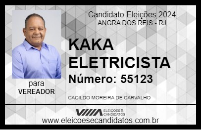 Candidato KAKA ELETRICISTA 2024 - ANGRA DOS REIS - Eleições