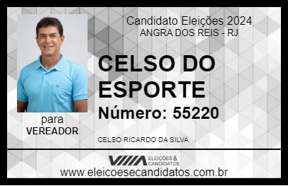 Candidato CELSO DO ESPORTE 2024 - ANGRA DOS REIS - Eleições