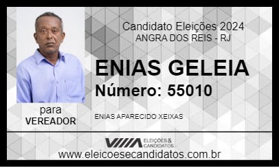 Candidato ENIAS GELEIA 2024 - ANGRA DOS REIS - Eleições