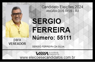 Candidato SERGIO FERREIRA 2024 - ANGRA DOS REIS - Eleições