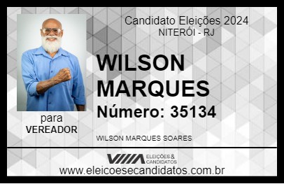 Candidato WILSON MARQUES 2024 - NITERÓI - Eleições