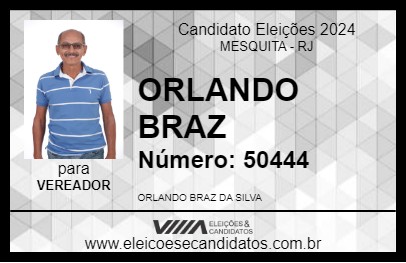 Candidato ORLANDO BRAZ 2024 - MESQUITA - Eleições