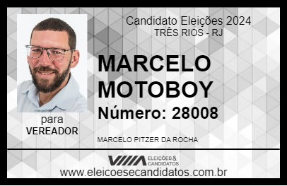 Candidato MARCELO MOTOBOY 2024 - TRÊS RIOS - Eleições