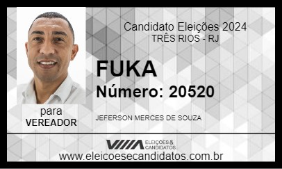 Candidato FUKA 2024 - TRÊS RIOS - Eleições