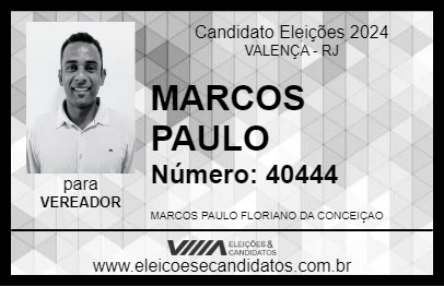 Candidato MARCOS PAULO 2024 - VALENÇA - Eleições